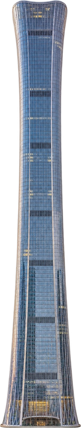CITIC Tower, Beijing, China · China Zun. Architectural and tip height: 527.7 meters.