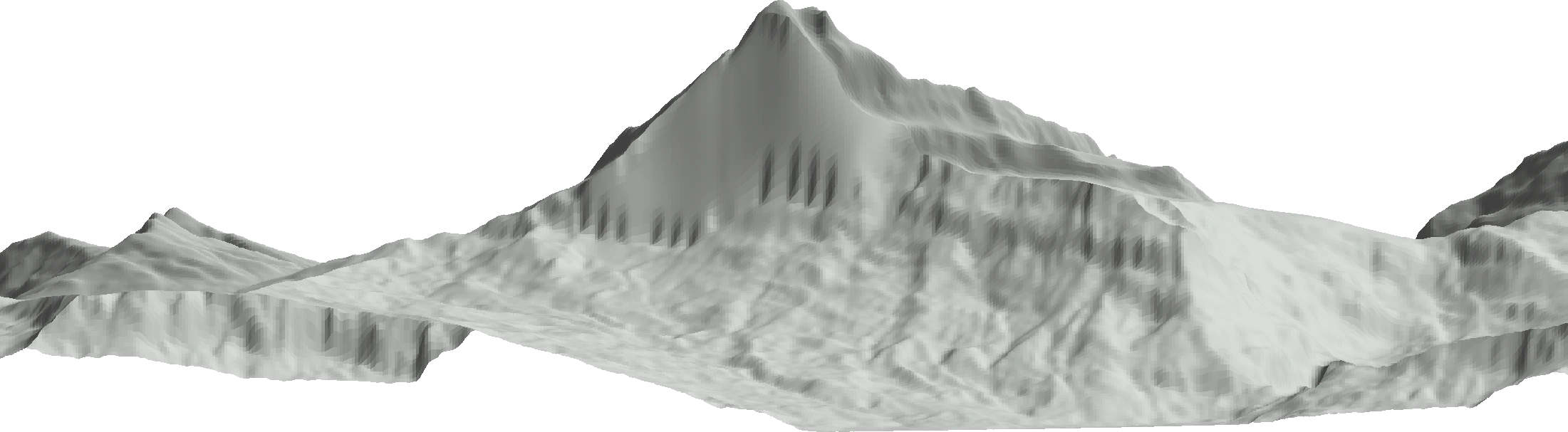 Eiger, Swiss Alps · bounded section excluding Mönch. Highest sampled surface in the documented Copernicus terrain section · EGM2008: 3954.6 meters, data-derived estimate.