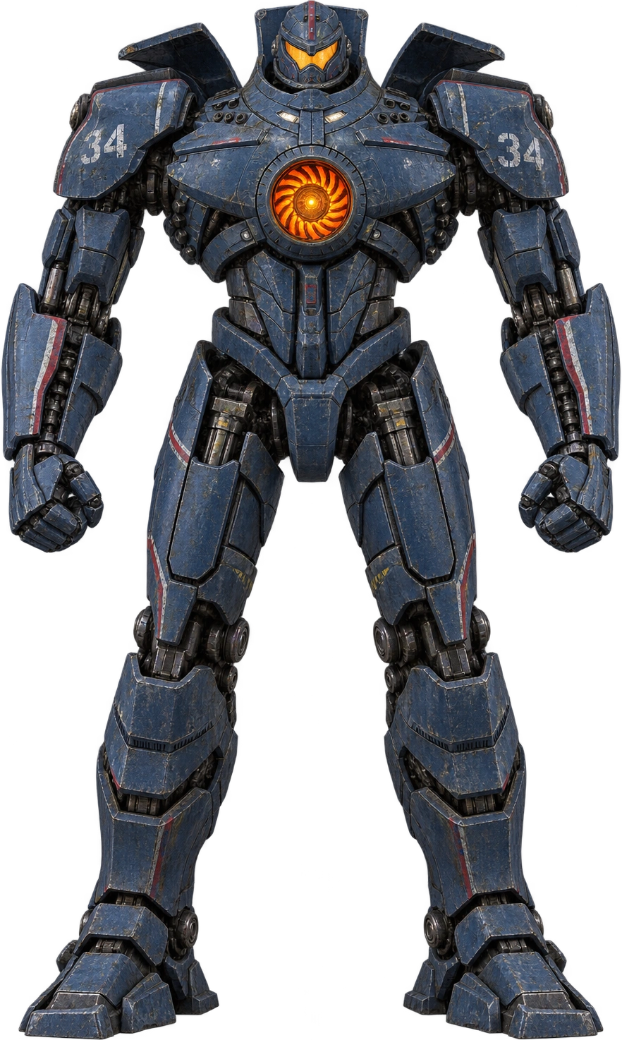 Gipsy Danger, Pacific Rim · 2013 film design. Licensed character-height reference · nominal 260 feet: 79.248 meters.