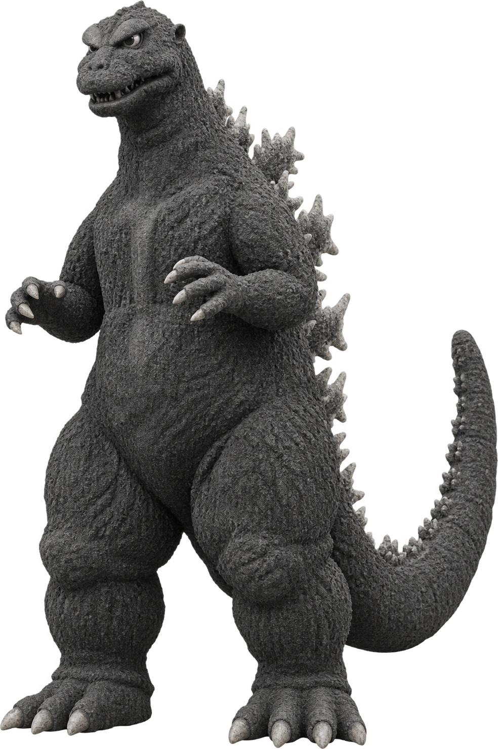 Godzilla (1954), Gojira · original 1954 incarnation. Official fictional standing height · Gojira (1954): 50 meters.