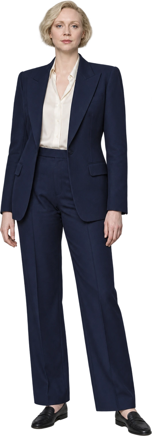 Illustrated likeness of Gwendoline Christie, Illustrated likeness · listed stature. IMG Models listed stature · 192 cm · footwear not stated: 1.92 meters.