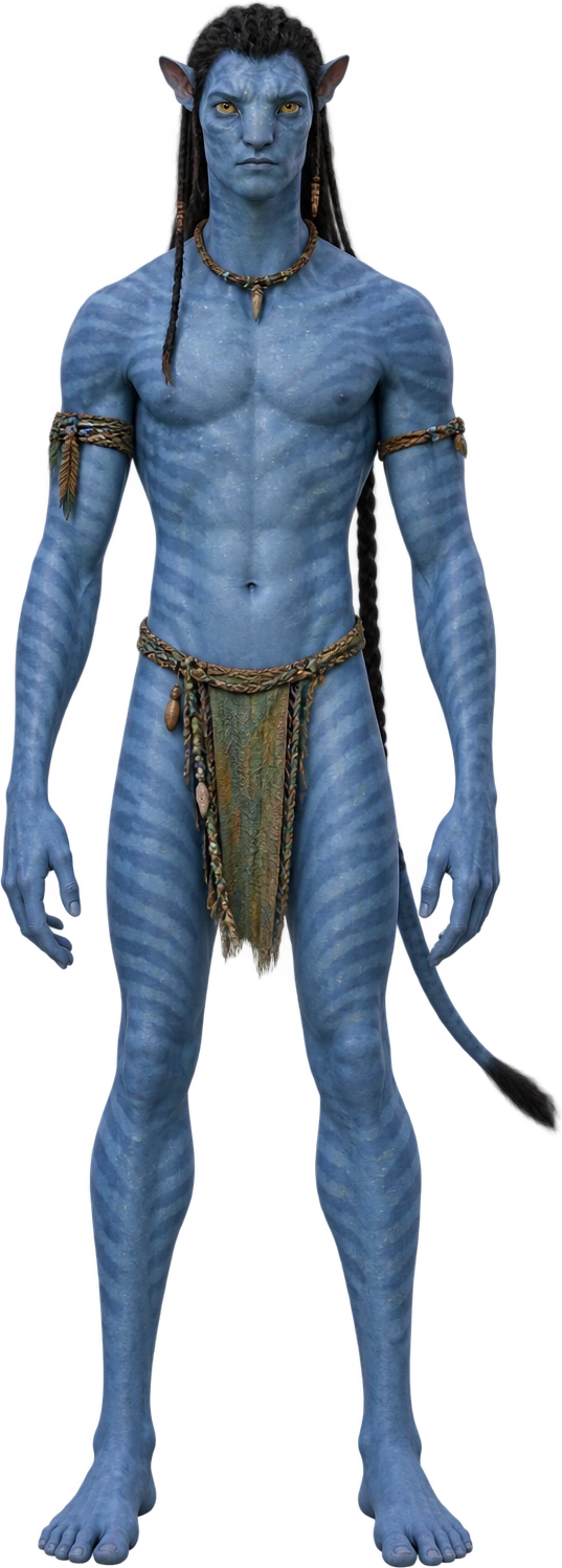 Jake Sully, Avatar · 2009 avatar body. Official character reference · nominal nine feet: 2.7432 meters.