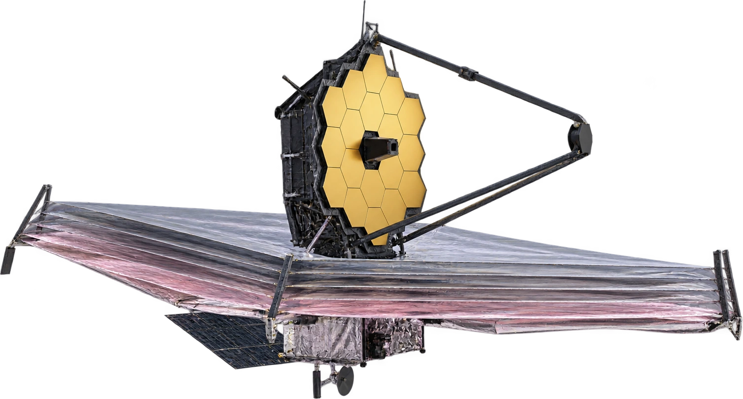 James Webb Space Telescope, Deployed observatory · sunshield long axis. Sunshield length · fully deployed: 21.197 meters.
