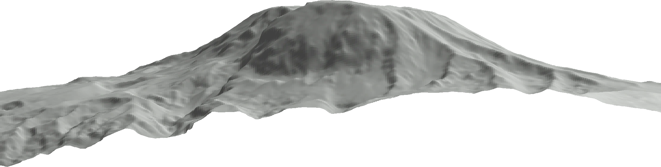 Kilimanjaro, Uhuru Peak on Kibo · bounded southern view. Highest sampled surface in the documented Copernicus terrain section · EGM2008: 5886.8 meters, data-derived estimate.