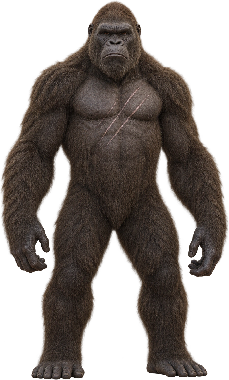 Kong (2017), Kong: Skull Island · ILM height reference. ILM-described fictional height · nominal 110 feet: 33.528 meters.