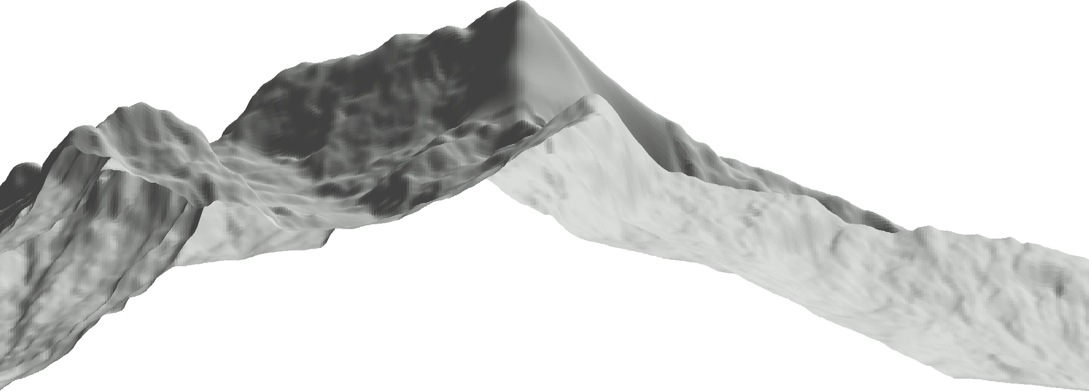 Manaslu, Principal summit area · bounded southern view. Highest sampled surface in the documented Copernicus terrain section · EGM2008: 8043.8 meters, data-derived estimate.