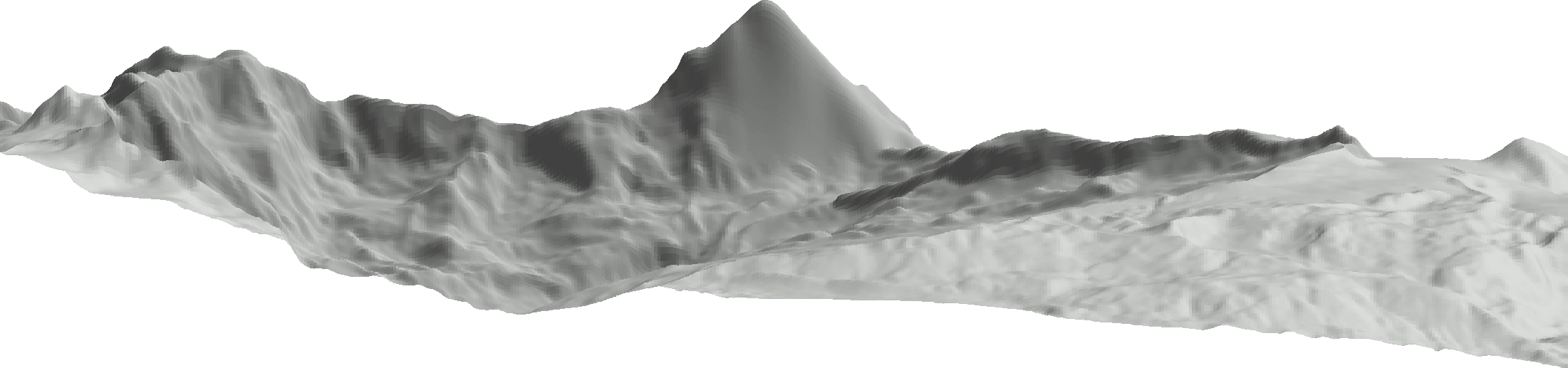 Matterhorn, Cervino / Cervin · bounded southern view. Highest sampled surface in the documented Copernicus terrain section · EGM2008: 4330.1 meters, data-derived estimate.