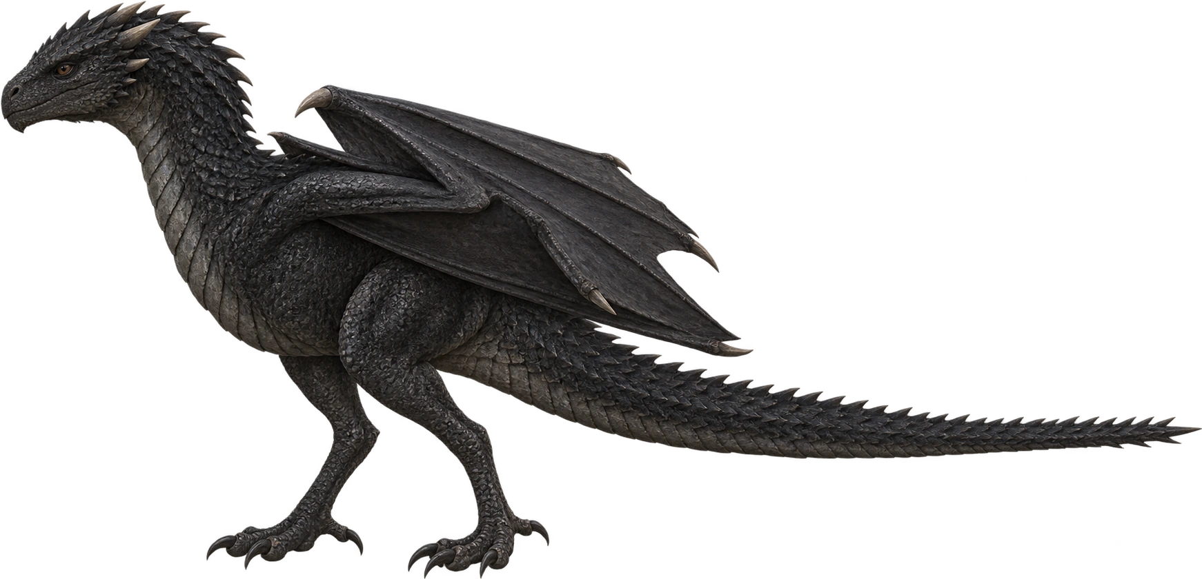 Morghul, Fire & Blood · young dragon interpretation. Height pending; displayed at a temporary size.