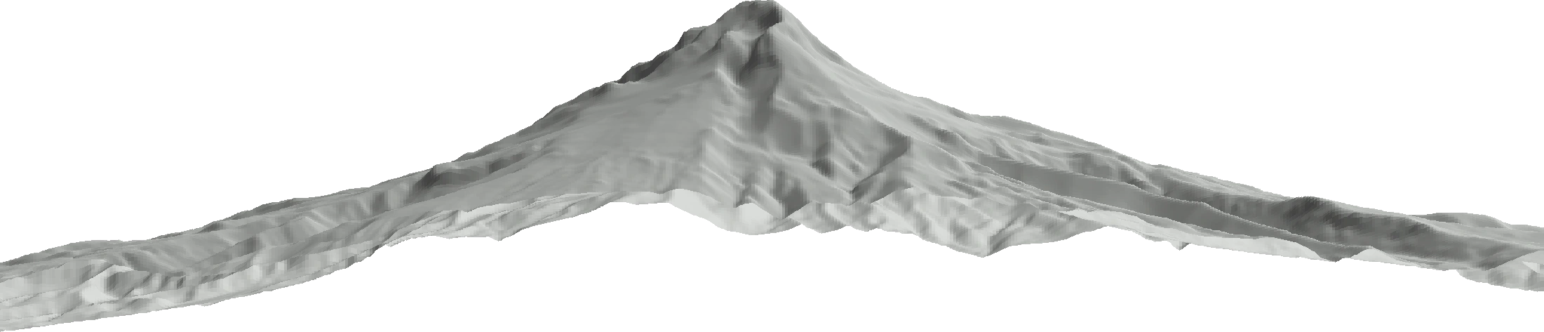 Mount Hood, Oregon · summit section · bounded southern view. Highest sampled surface in the documented Copernicus terrain section · EGM2008: 3410.0 meters, data-derived estimate.