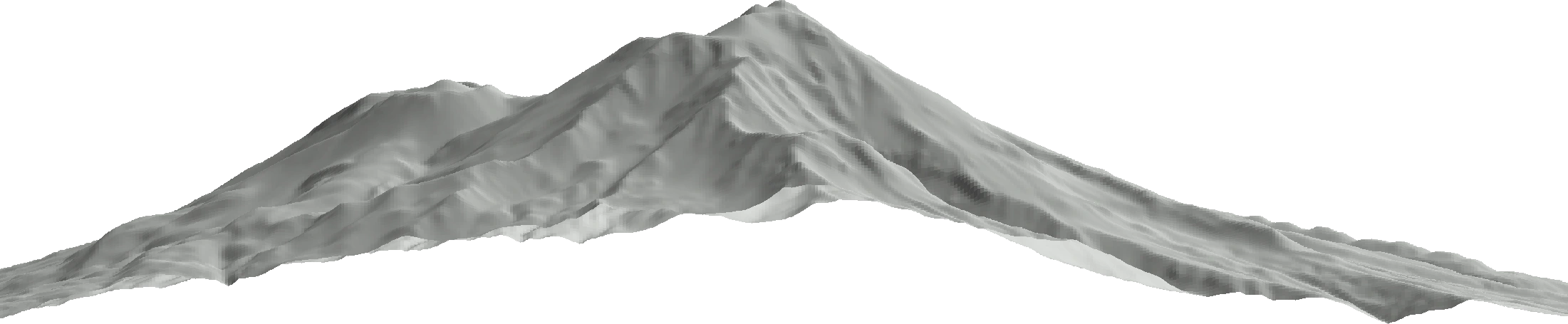 Mount Shasta, California · main summit with surrounding volcanic terrain. Highest sampled surface in the documented Copernicus terrain section · EGM2008: 4304.6 meters, data-derived estimate.