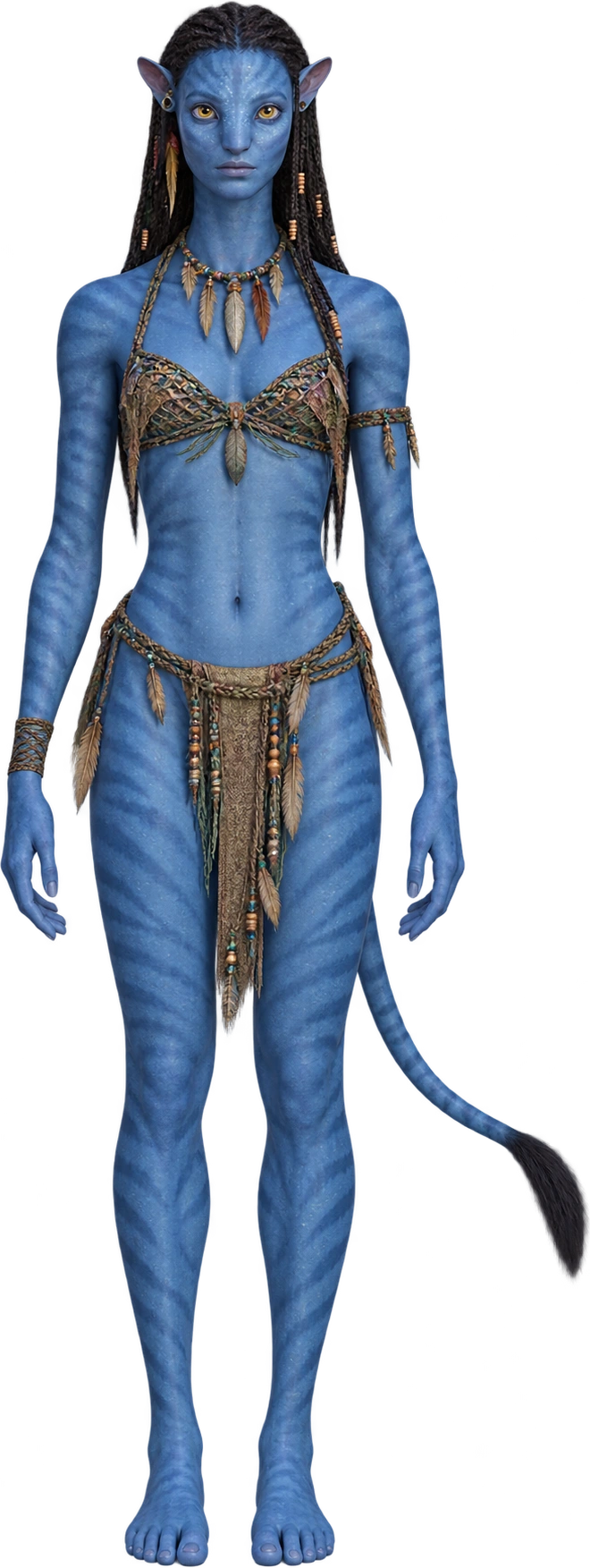 Neytiri, Avatar · 2009 production reference. Production height reference · 3 meters: 3 meters.