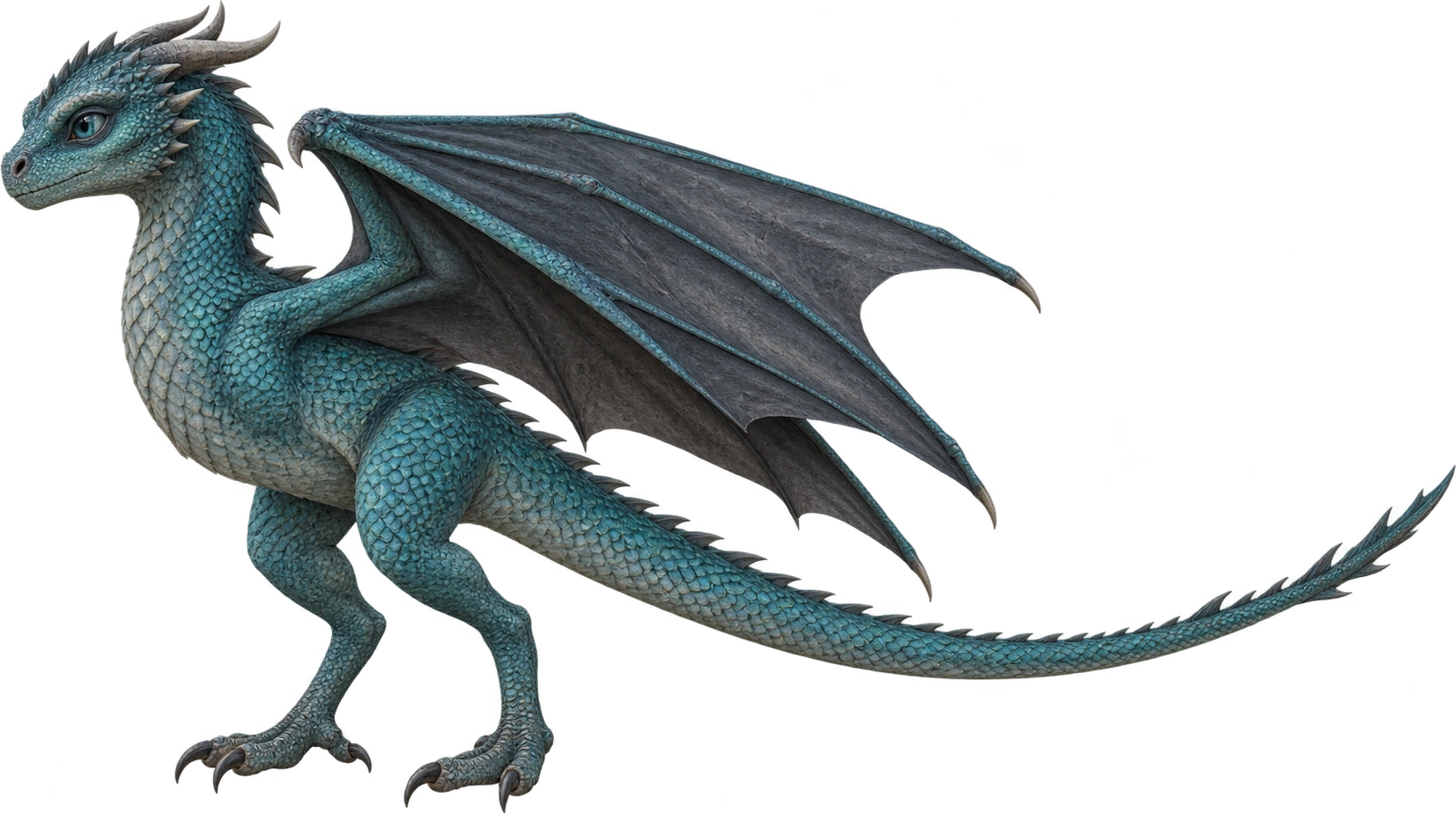 Stormcloud, Interpretive infant dragon. Height pending; displayed at a temporary size.