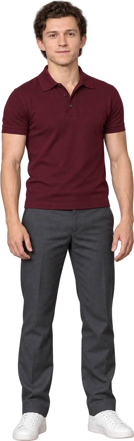 Illustrated likeness of Tom Holland, Illustrated likeness · profile-reported stature. GQ profile-reported stature · 5 ft 8 in · footwear not stated: 1.7272 meters.