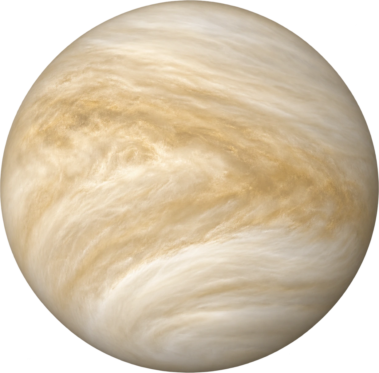 Venus, Mean-diameter reference · idealized sphere. Mean diameter · twice JPL mean radius: 12103600 meters.