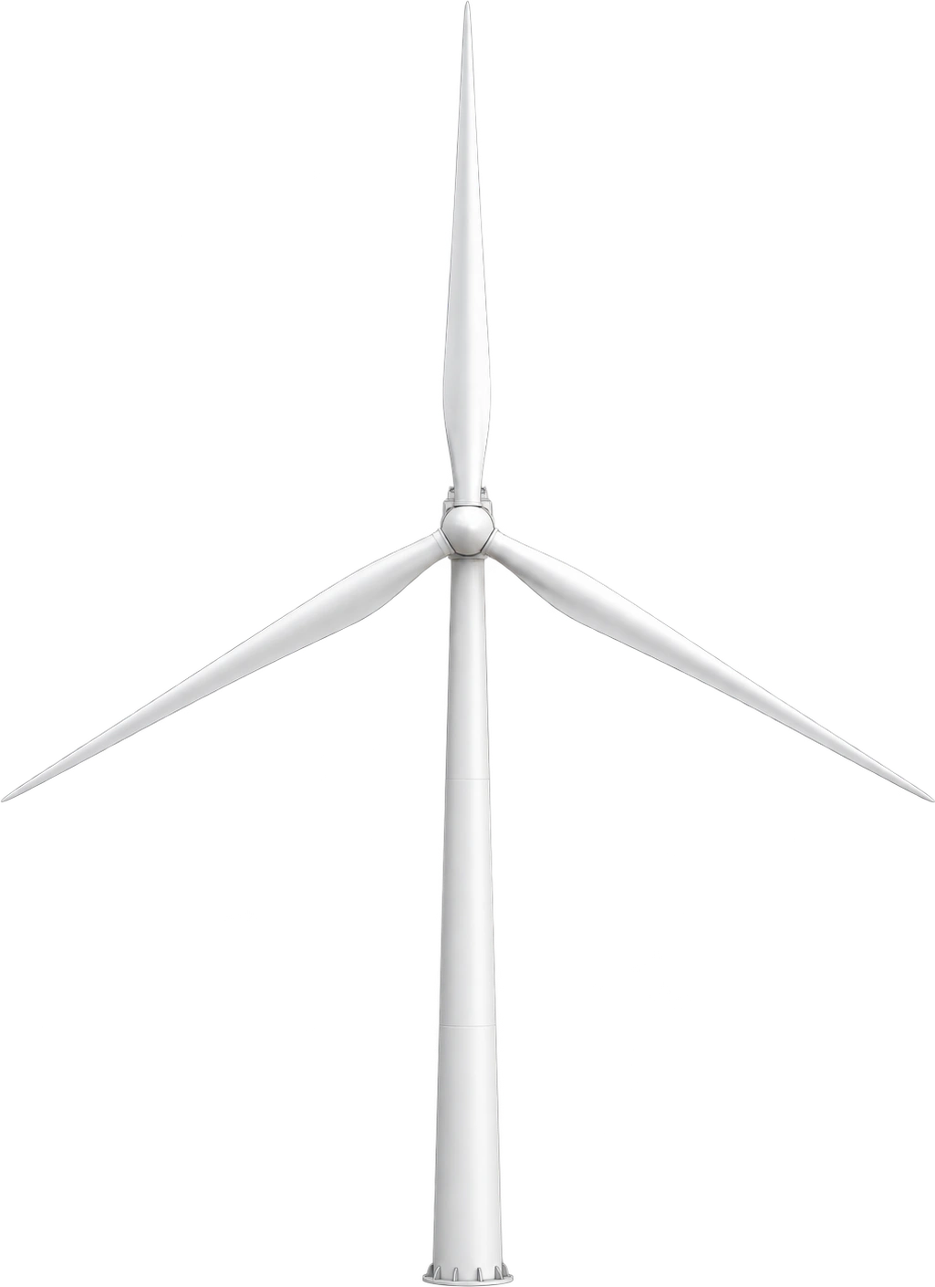 Wind turbine, NREL 2009 five-megawatt reference model. NREL 2009 five-megawatt reference model · hub height: 90 meters.