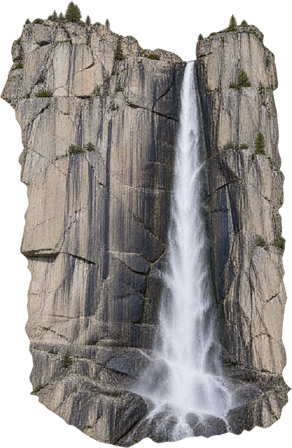 Yosemite Falls, Upper Yosemite Fall · California. Upper Yosemite Fall only · 1,430 ft: 435.864 meters.
